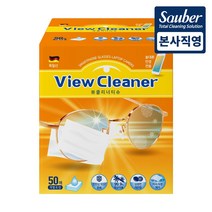 자우버 독일 뷰클리너 렌즈클리너 일회용티슈 50매, 1개