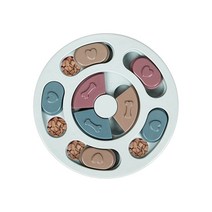 강아지 IQ 퍼즐 노즈워크 장난감 원형 24cm, 초록, 1개