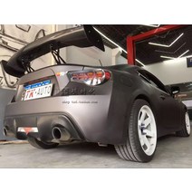 리어스포일러 ABS 플라스틱 소재 리어 루프 GT 스포일러 윙 트렁크 립 부트 커버 스바루 BRZ 도요타 86 GT86 20122021, X-ABS Unpainted