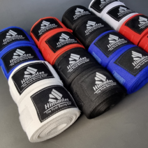 히만테스 복싱 붕대 핸드랩 밴디지 권투 스트랩 신축 비신축 5m, 5m레드(반신축)