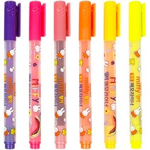 동아 미피 메모라이너 형광펜 낱개 / 사각닙 / 향기 마카 / 선명한 색상 / 부드러운 필기감 / 뛰어난 밀폐성 / 견고한 닙, Violet