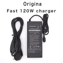 Ninebot Mini Plus 셀프 밸런싱 스쿠터 58.8V 1.2A 어댑터 액세서리 용 오리지널 충전기, 120W, 02 120W