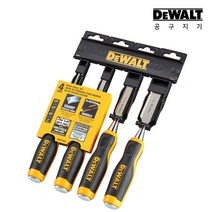 디월트 목공용 끌 세트 4PCS - DWHT16063, 4개
