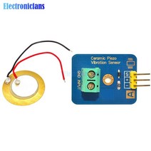 라이다센서 세라믹 피에조 진동 센서 모듈 아날로그 출력 전자 부품 공급 센서 arduino r3 diy 키트용 3.3v5v, 없음