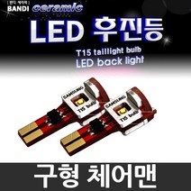 반디 체어맨 구형 LED 후진등 2개 1세트 /후미등, 싱글소켓 타입 2개 1세트