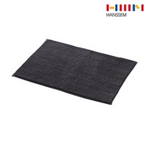 한샘 극세사 볼륨 매트 40x60_진그레이, 단일/상품