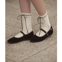 국내 정품 매장판 락피쉬 웨더WEAR 벨라 메리제인 FLAT - 블랙