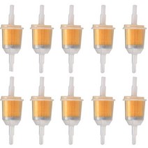 인라인 가스/연료 필터 6MM 8MM 또는 5MM 10 개 잔디 깎는 기계 소형 엔진 자동차 액세서리 바이크 오토바이, [01] 10pcs, 10개