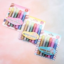 샤인데코 반짝이풀 6색 세트, 단품(랜덤)