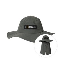 정품 내셔널지오그래픽 N225AHA690 와이드 커버 차양햇 KHAKI