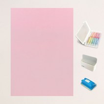 키룸 찰떡보드 유아자석보드 + 터치프루프 색연필 + 자석거치대 + 탈부착 지우개 세트, 유리용 사각모양