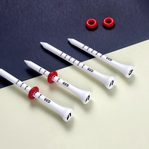 골프눈금티 나무골프티 높이조절 눈금티 눈금표시 실리콘스토퍼포함 롱티 미들티, 눈금티 69mm_100개