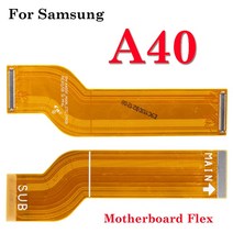 USB 고속 충전 충전기 메인 마더보드 플렉스 케이블 삼성 호환 갤럭시 A10 A20 A30 A40 A50 A60 A70 A80 용 도크 커넥터 보드, [04] A40 motherboard, [04] A40 motherboard