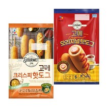 (냉동)[고메]크리스피 핫도그400gx1+오리지널 핫도그400gx1