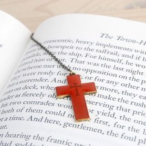 일음쇼핑^*^mBooKiss 십자가 책갈피 브라운 북클립 디자인마크 클립 마커 독서 마크일medi^^, ab^*^선택없는