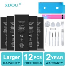 배터리 고용량 전화 iphone 호환5S 5 6S 6 7 8 Plus X SE SE2 XR XS 11 12 13 Mini Pro Max 교체 용 4 4S 도구, [04] For iphone 호환5S-5C