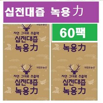 십전대진액60팩(115ml) 십전 약초 십전재료 십전대즙녹용, 2형(십전대즙녹용60팩, 120ml
