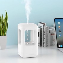 Euphoricca 무소음가습기 유포리카 크리에이티브 공기 가습기무중력 가습기 USB 라이트 모드 500ML 물탱크 휴대용 디퓨저 사무실 침실 거실 4H 전원 꺼짐 방지