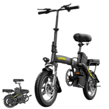 MONTHERIA 접이식전기자전거 48V 리튬전지 이륜 출퇴근 배달 전동 바이크 B918-62, 표준판15Ah-40km