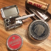 덜튼 빈티지 휴대용 재떨이 3type 포터블 캠핑용 재떨이, EMERGENCIA