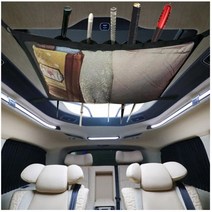 차량용 낚시대 로드거치 그물망 수납함 차박에어매트 차악세사리 캠핑소품