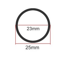 배관튜브 배수304 스테인레스 스틸 정밀 파이프 외경 25mm 내경 23mm 22mm, 25x1mm, 59.5cm