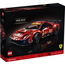 레고 테크닉 42125 페라리 488 GTE AF Corse 51, 혼합색상