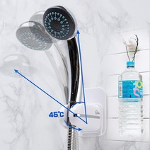샤워기걸이/ 샤워기거치대 (ABS 4단각도조절/ 욕실용품, 고정형