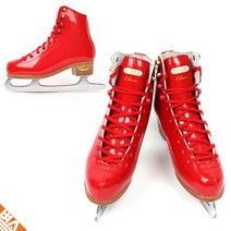 피겨 스케이스 레드 210-250 여아 성인 초보 훈련용, 245