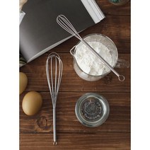 스텐 미니 거품기 머들러 휘핑기 3개 밀가루 수동거품기 1인가정 소스혼합 부침 달걀, 소