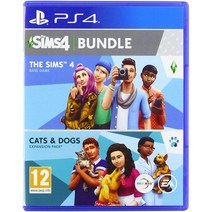 The Sims 4 Plus Cats and Dogs Bundle(PS4)(수입판)플레이 스테이션 4, 1