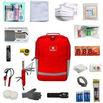 커스커즈 재난가방 생존배낭B형용품13종 커스커스등록 비상배낭 지진대비 물품키트 9W332A28, 1개, 본상품선택