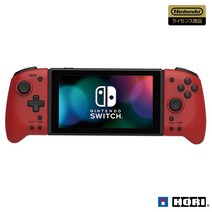 닌텐도 라이센스 상품 그립 컨트롤러 for Nintendo Switch 블루 닌텐도스왓치 지원, 컨트롤러만개, 레드