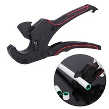 파이프 커팅기 63mm/75mm 레버형 라쳇 기어 오토매틱 단면 깔끔 호스 나무 PVC PP PE 잘라내기 가위 커터, B_75mm