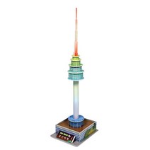 크래커플러스 3D 입체퍼즐 54종 선택구매 문화유산 과학유산 세계의 건축물, (LED 입체퍼즐)/01_남산타워 LED, 1개