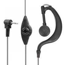 아이돌마이크 핀마이크 방송용마이크 유니버설 1Pin G 모양 2.5mm 이어 후크 이어피스 헤드셋 모토로라 MTH600 MTH650 MTH800 MTH850 MTP850 용 PTT, [01] A