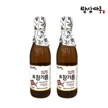 밥상마루 100% 참기름 350ml, 2개