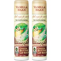 뱃저 코코아 버터 립 밤 7g, Vanilla Bean, 2개