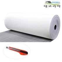 데코리아 생활방수 결로방지 프리미엄 접착식 단열벽지 TGD-1901 입체실크화이트
