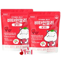 함소아 비타민젤리 딸기맛, 2개, 100정