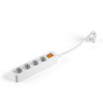 현대일렉트릭 접지 4구 멀티탭 15CM 16A 2800W 난연성소재 HM-16-4 전선형, 선택없음, 선택없음