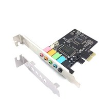 Padarsey PCIe 사운드 카드 5.1 내부 PC 윈도우 7용 로우 프로파일 브래킷 3D 스테레오 PCI-e 오디오 CMI8738 칩 32/64 비트 PCI 익스프레스 어댑터, CMI 8738 Chip