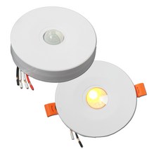SJES-10S F 10A 다기능 인체 감지 센서 모듈 LED T5 환풍기 전구 등 기, SJES-10F(매입형), 1개
