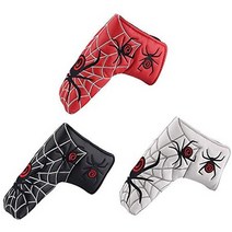 일본직발송 9. セレクトプラザ 퍼터 커버 스코티 카메론 스파이더 선택할 수 있는 3색 빨강흰색검정 B01MZ, One Size_하크, 하크