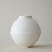달항아리 도자기 빈티지소품 선물, A. 화이트