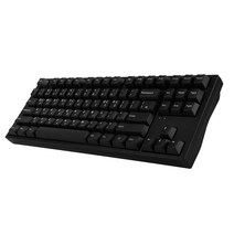 앱코 PBT 사이드 RGB 텐키리스 체리 기계식 키보드 저소음적축, ADK87, 블랙