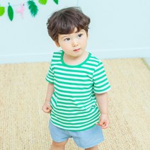 까꿍놀이터 마일드반팔티 반값할인 여름 시원티셔츠 유아용 국내제작