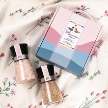 히말라야핑크소금 그라인더220g+참깨그라인더90g SET 선물세트 결혼 웨딩 조문 돌 회사 학교 교회 관공서 답례품