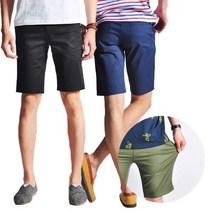 올진 Y001 베이직 기본 면반바지 30 36