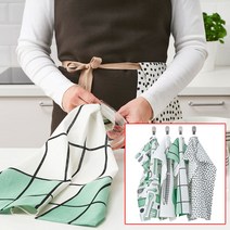 [무료배송]이케아온라인몰 고리가 있어 편한 다회용 행주
